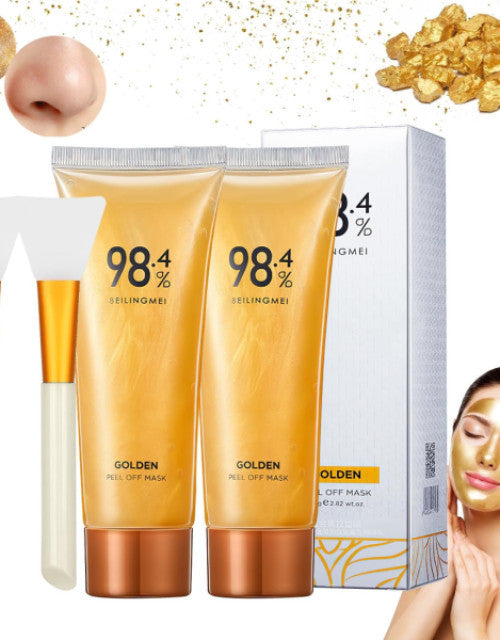 24K Golden Peel Off Mask Blackhead Remover Mask ( Pack Of 2 )