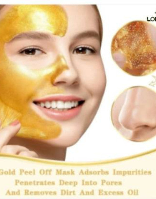 24K Golden Peel Off Mask Blackhead Remover Mask ( Pack Of 2 )