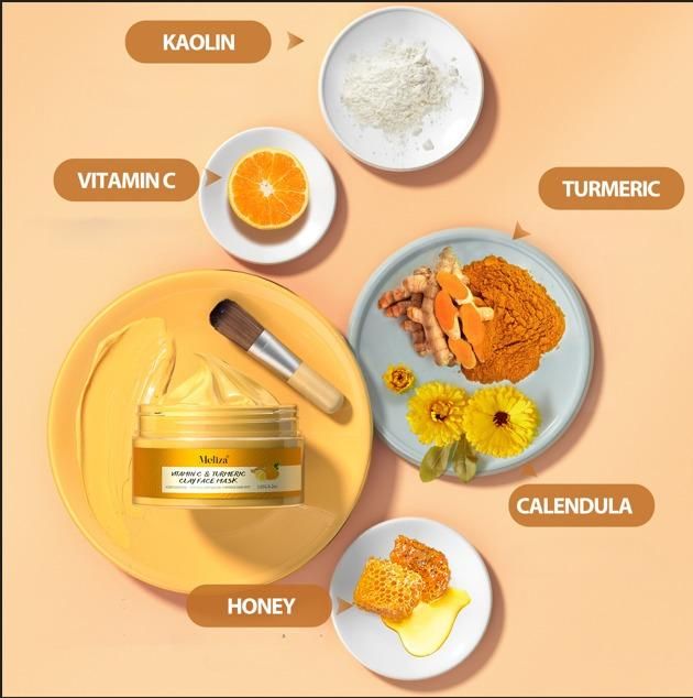 Vitamin C & Turmeric Clay Mask - Deep Cleansing 50gm