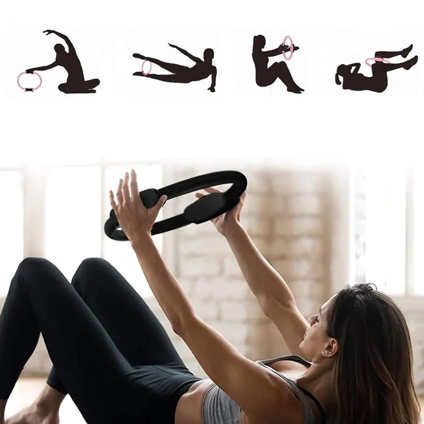 Fitness Ring Workout Yoga Ring Circle Pilates for Woman