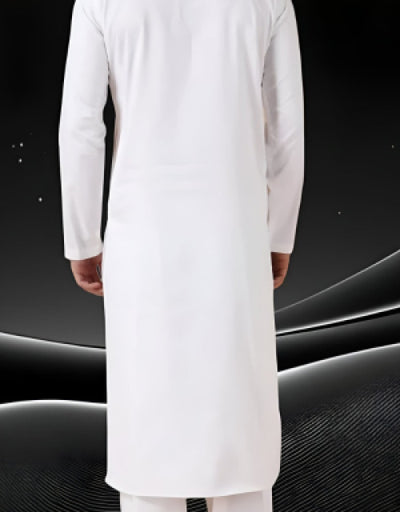 Men's pure cotton khadi Kurta Pajama Set white