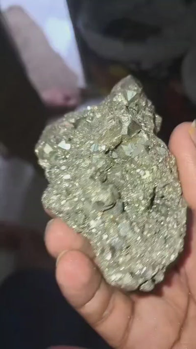 Raw Pyrite Geode