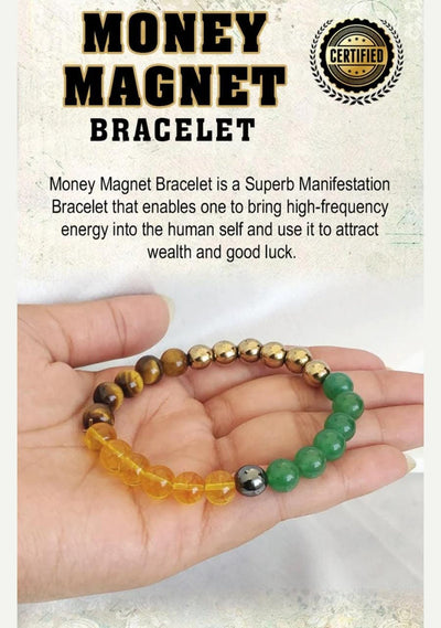 Money magnet bracelet