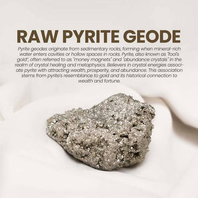 Raw Pyrite Geode