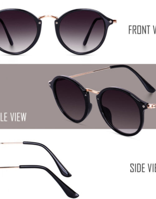 Women's Fashion Hot Tip Vintage Pointed Round Eye Sunglasses