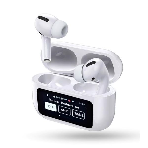 Wireless Bluetooth Earbuds with Touch Display