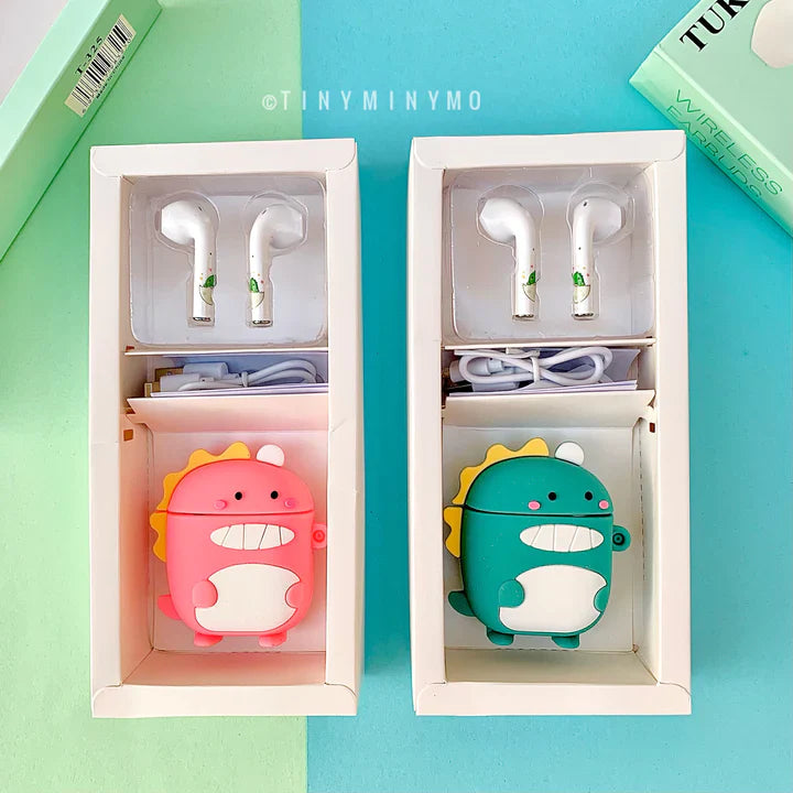 Baby Dino Wireless Earbuds with Cover